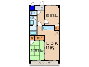 マ－ベラスの物件間取画像